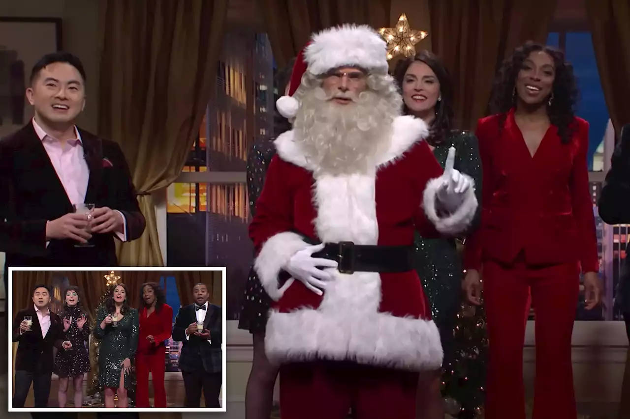 ‘SNL’ cast members’ boozy Christmas song takes aim at Elon Musk, Kanye West