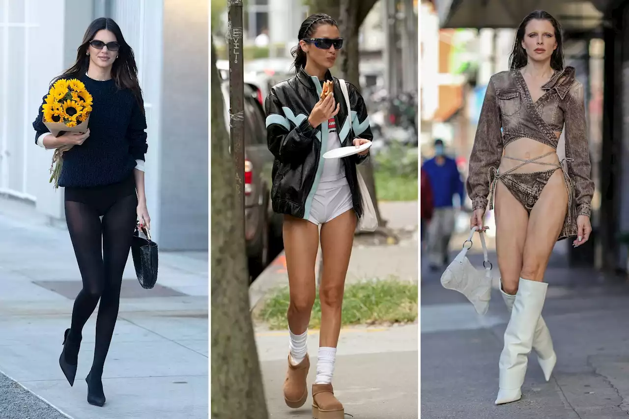 Underwear-clad celebs are rocking ‘no pants’ trend: Thigh’s the limit!