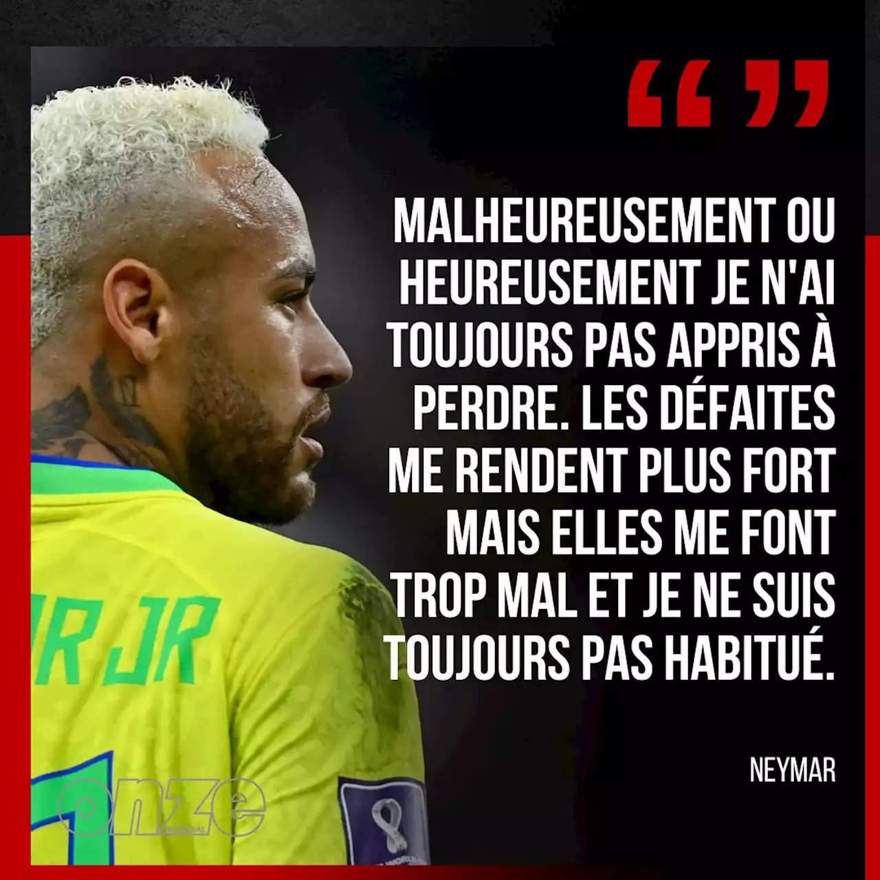 Brésil : 'Les défaites me font trop mal', le nouveau message touchant de Neymar