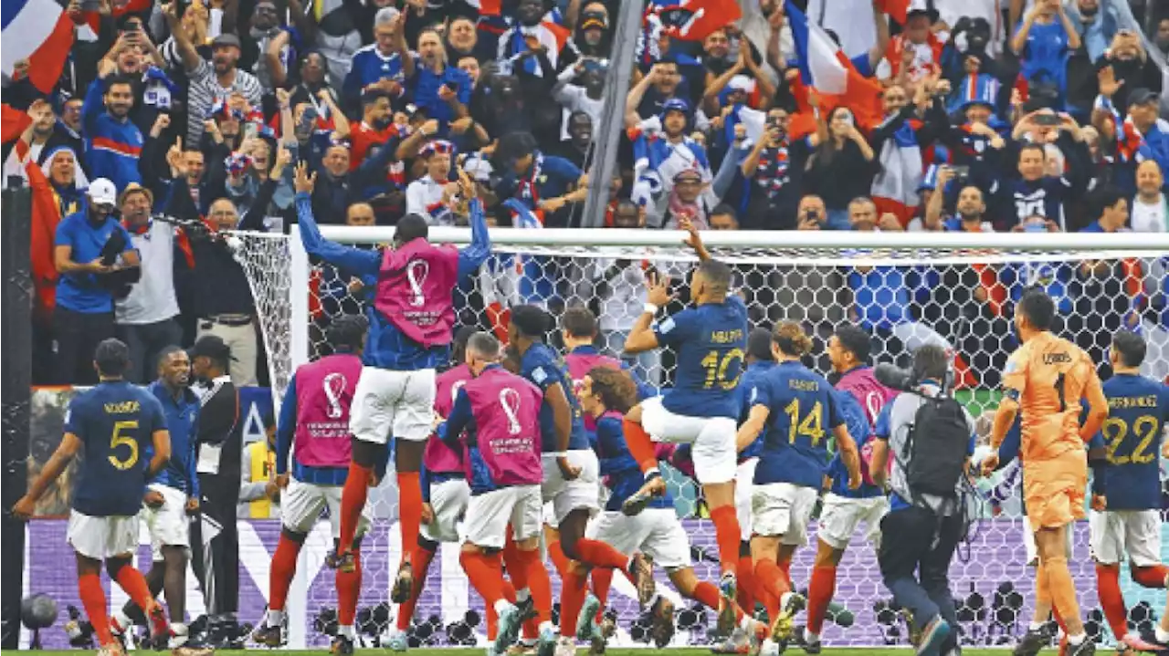 Francia fue más que Inglaterra en el duelo de titanes mundialista