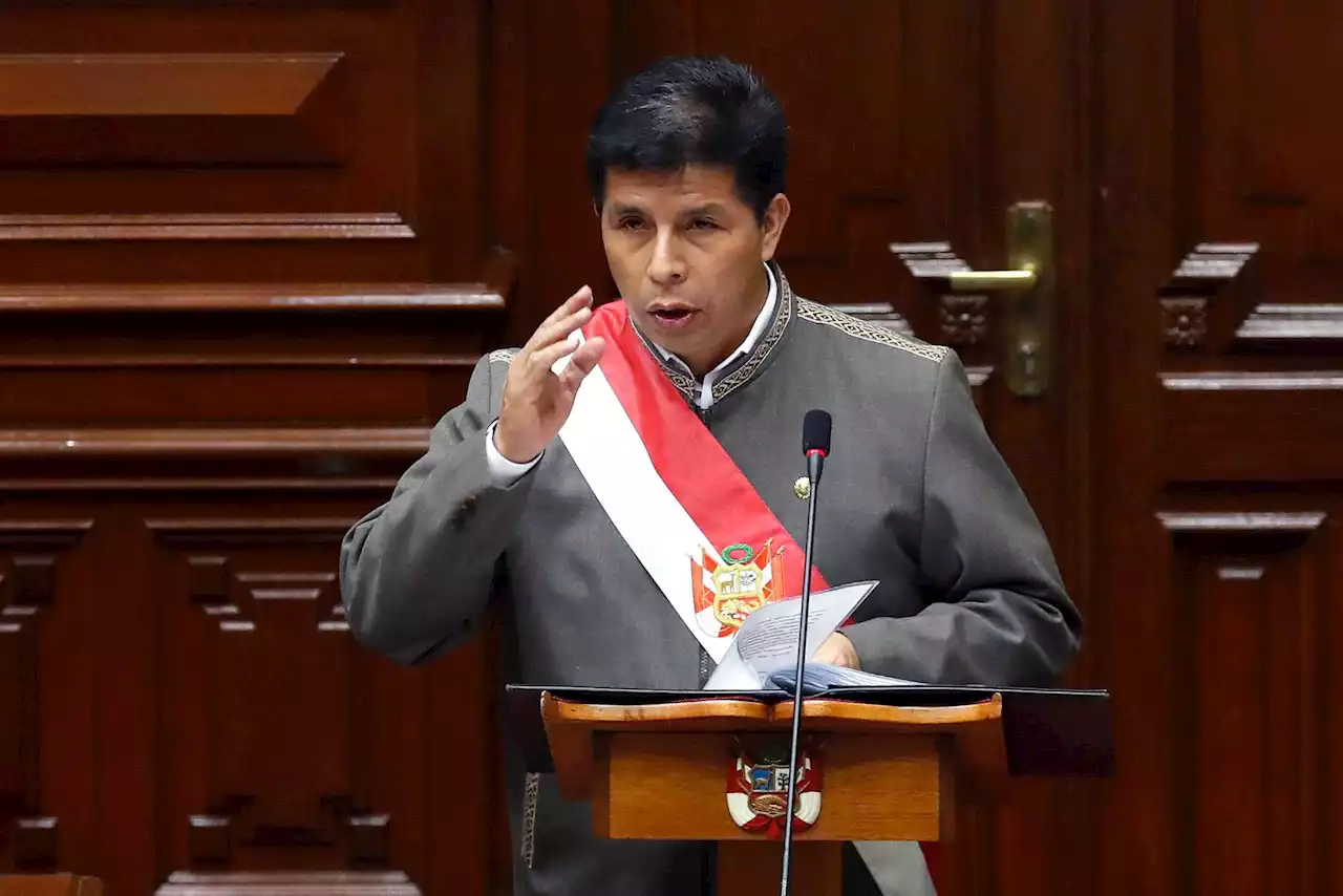 Pedro Castillo acusa a la Fiscalía de Perú, el Congreso y la presidenta Boluarte de dirigir un 'plan maquiavélico' en su contra