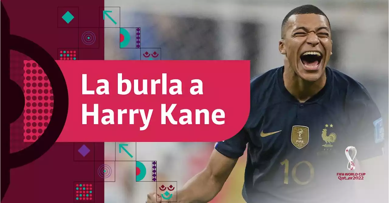 La burla de Kylian Mbappé a Harry Kane por su penal errado en el duelo Inglaterra - Francia