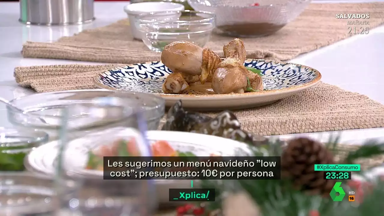 Menú económico (y rico) para esta Navidad: la propuesta culinaria 'low cost' de Carlos Valdivieso