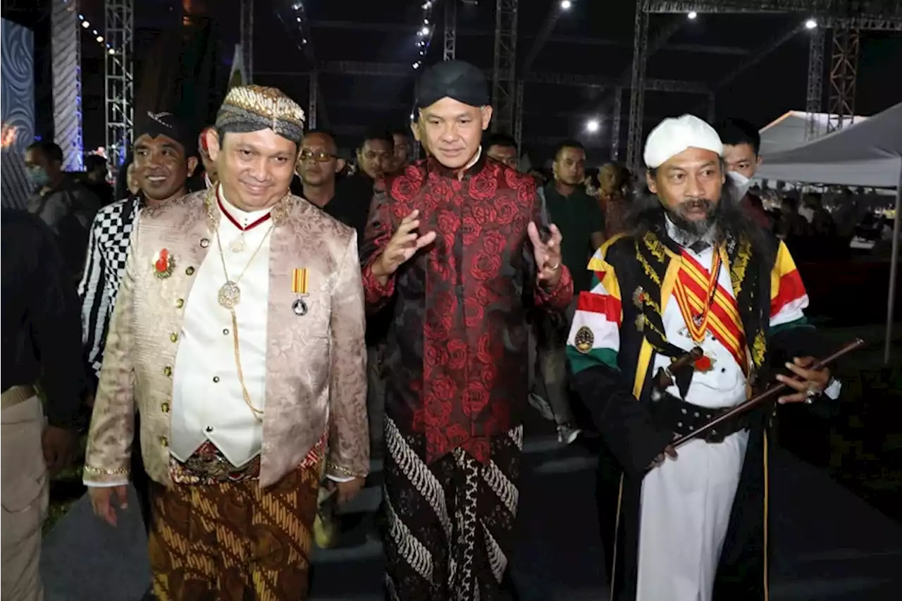 Festival Adat Budaya Nusantara II di Jateng, Ganjar Bertemu Raja-Raja se-Nusantara