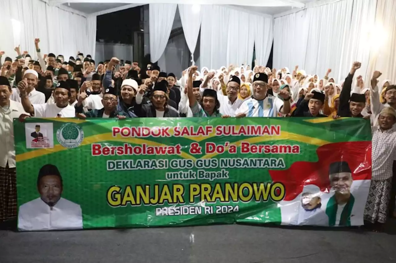 Gus-Gus Nusantara Jawa Timur Deklarasikan Ganjar Pranowo Presiden 2024