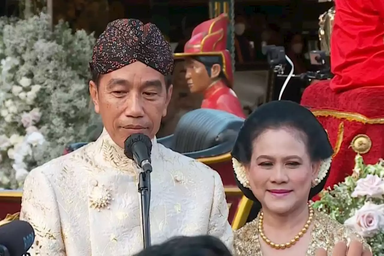 Kaesang dan Erina Menikah, Jokowi Doakan Hidup Rukun dan Saling Pengertian