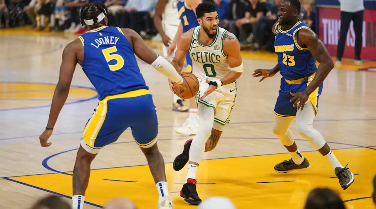 Warriors Trouble Tatum, Celtics Once Again in Finals Rematch