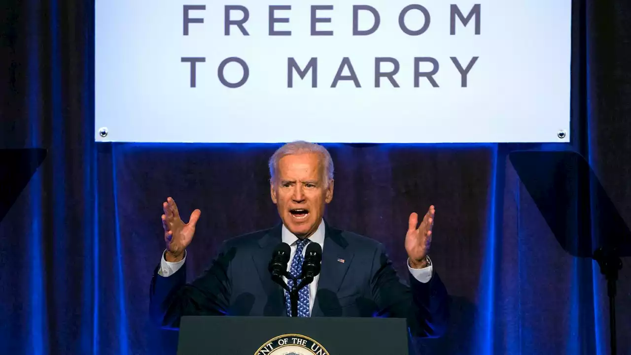 Biden called gay marriage 'inevitable' and soon it'll be law