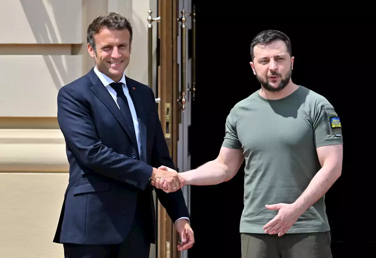 Macron et Zelensky s’entretiennent avant la conférence pour l’Ukraine, mardi