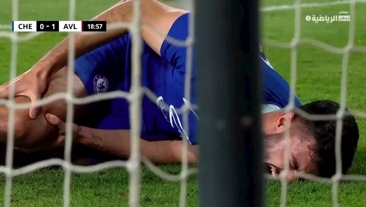 Broja screams out in pain and stretchered off as Chelsea youngster suffers injury