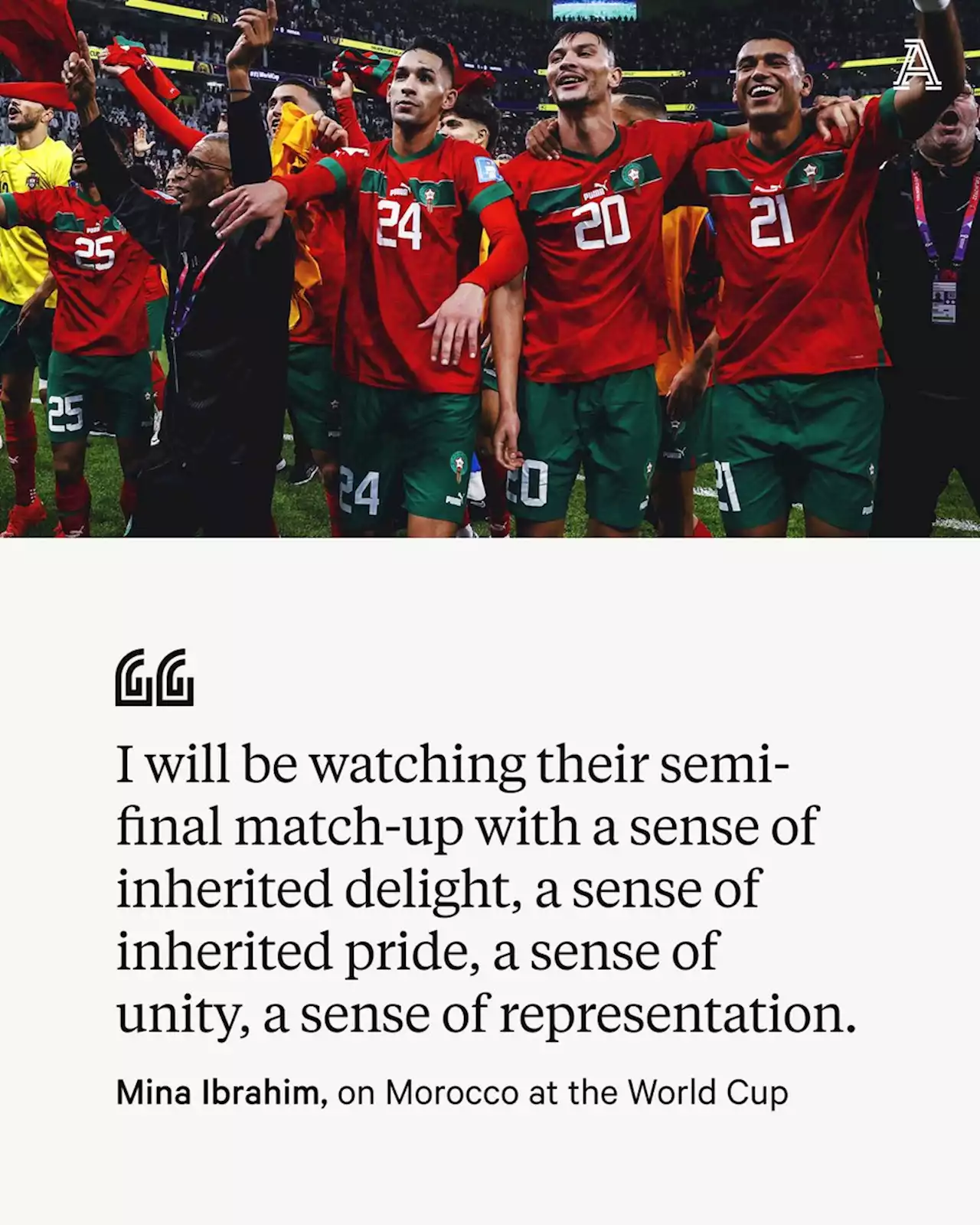 Morocco are rewriting what football means to an African Muslim like me