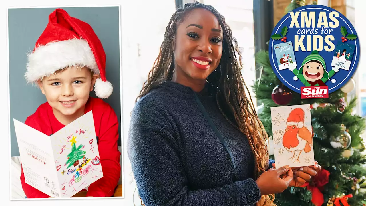 Scarlette Douglas backs Sun reader Xmas cards to help kids with cancer