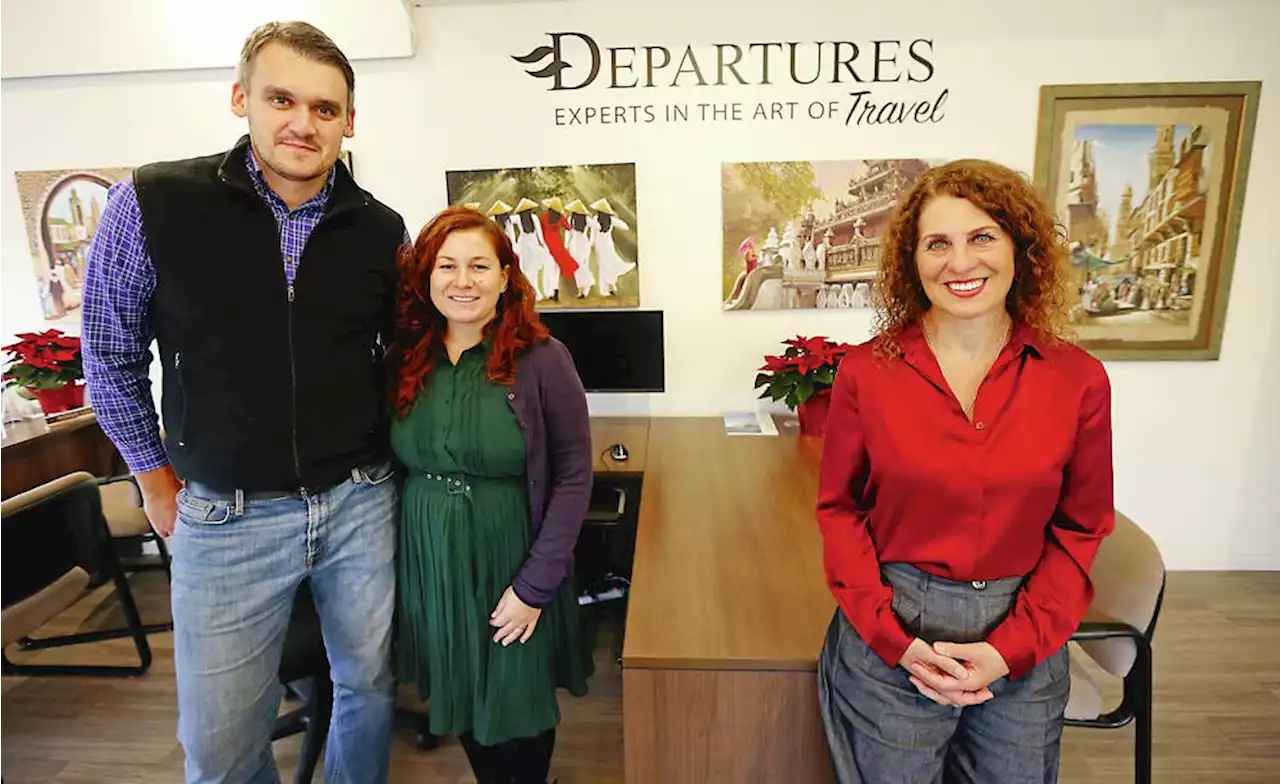 An unexpected journey: Ukrainian travel agents rebuild lives in Victoria