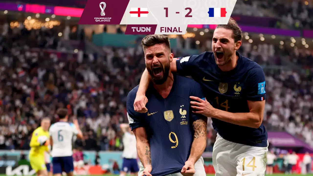 ¡Por el bicampeonato! Francia elimina a Inglaterra y avanza a Semifinales de Qatar 2022