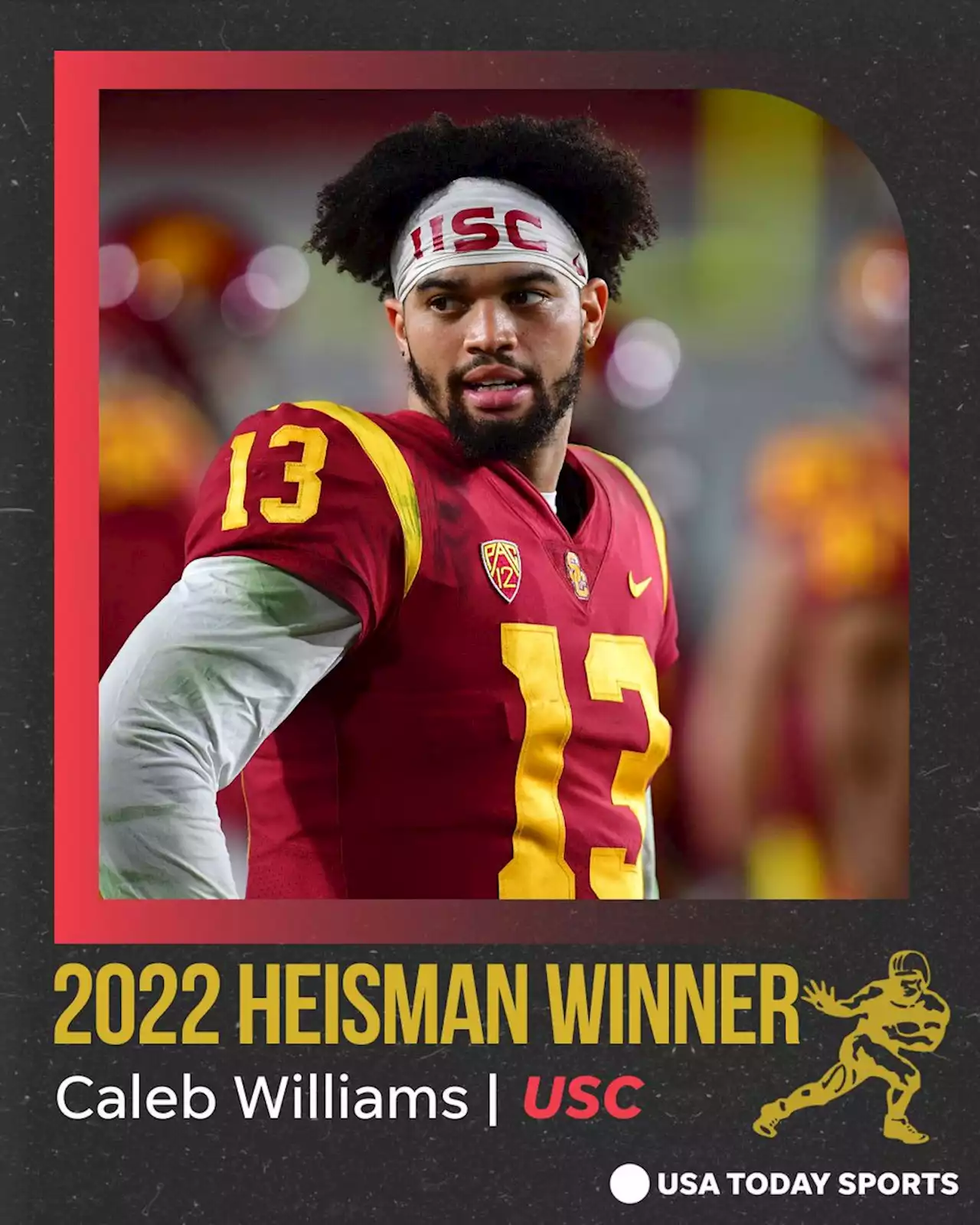 USC quarterback Caleb Williams wins Heisman Trophy, capping electric sophomore season