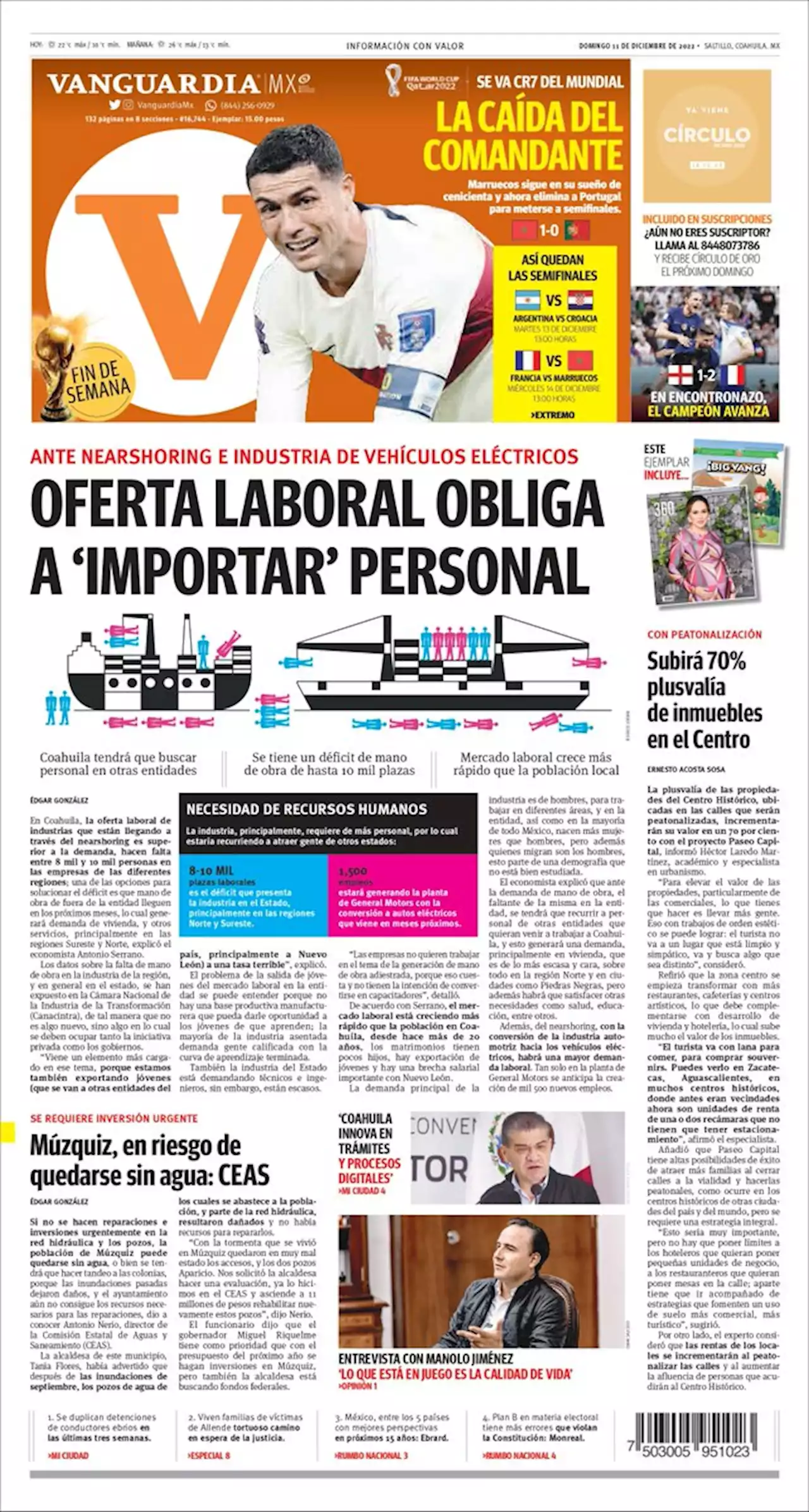 Oferta laboral en Coahuila obliga a ‘importar’ personal