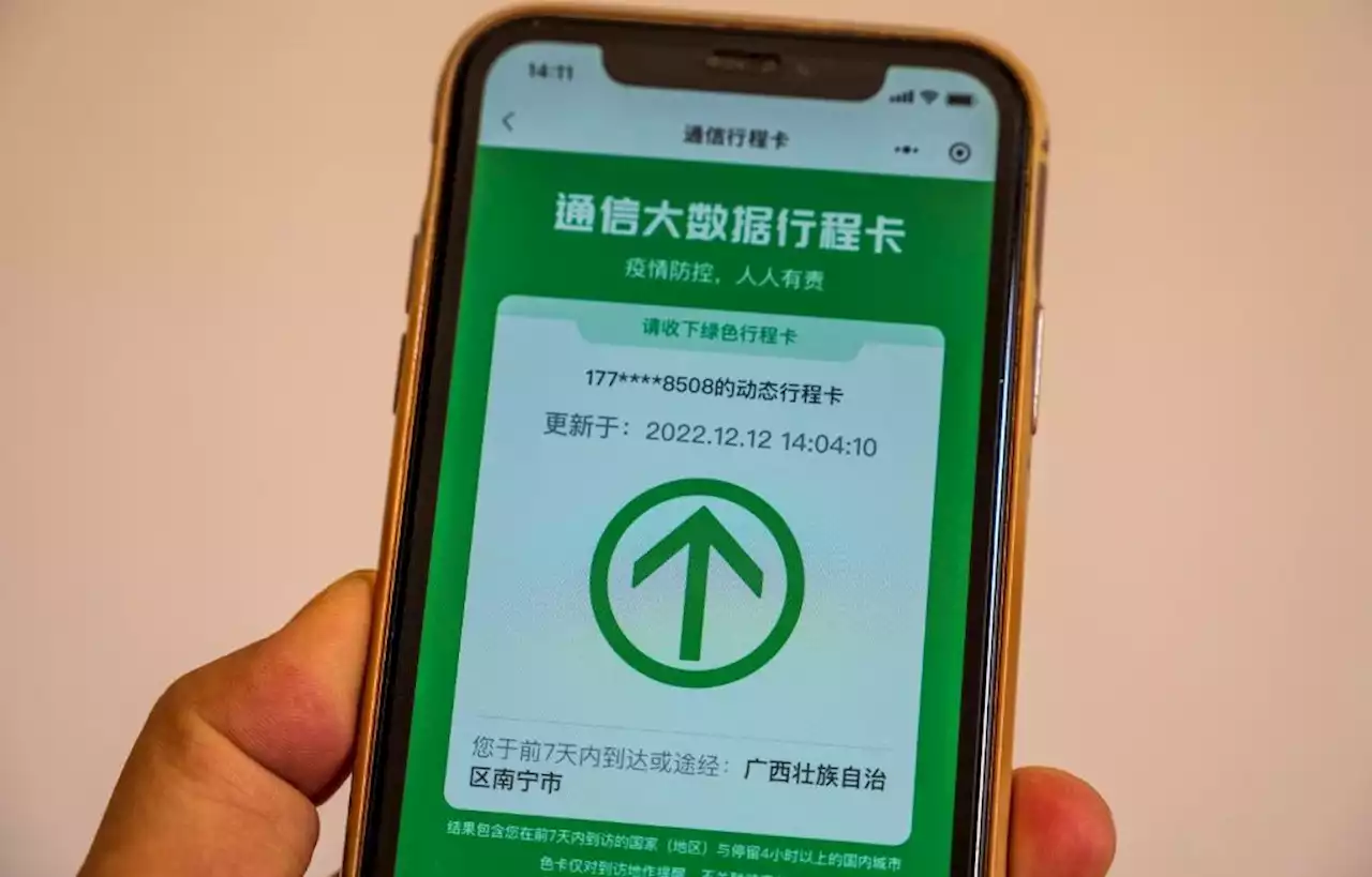 La Chine met fin à l’appli anti-Covid de traçage des déplacements