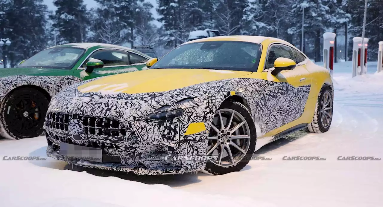 2024 Mercedes-AMG GT Spied With Flush Handles And Possible Rear Seats | Carscoops