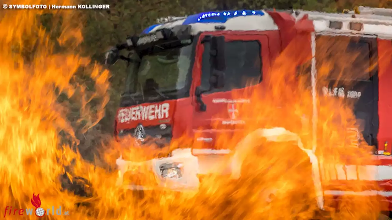Stmk: Pickup auf der A 2 Höhe Hartberg in Brand geraten