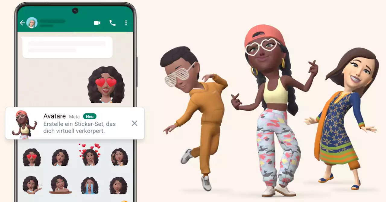 So kommen Sie zu Ihrem eigenen Avatar auf WhatsApp