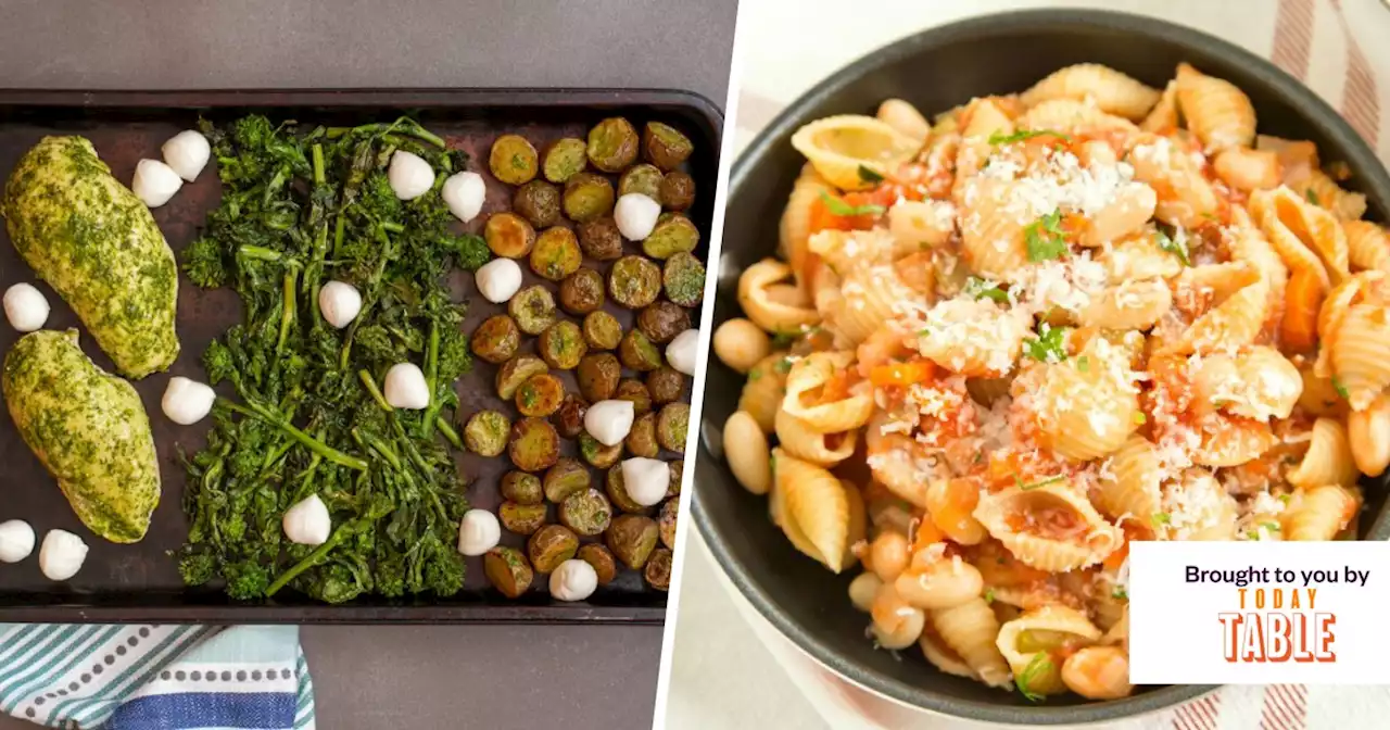 One-pot pasta fagioli, sheet-pan chicken and more easy recipes to make this week