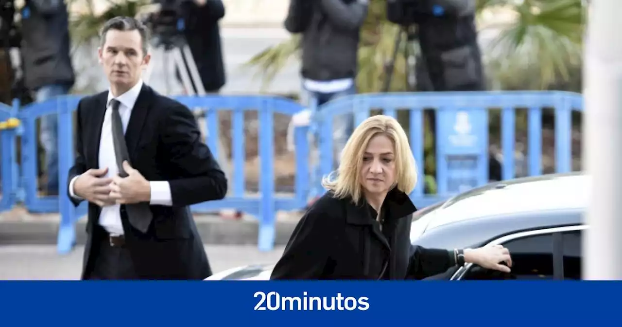 La justicia devuelve 201.000 euros a la infanta Cristina y Urdangarin por haber pagado de más en el caso Nóos