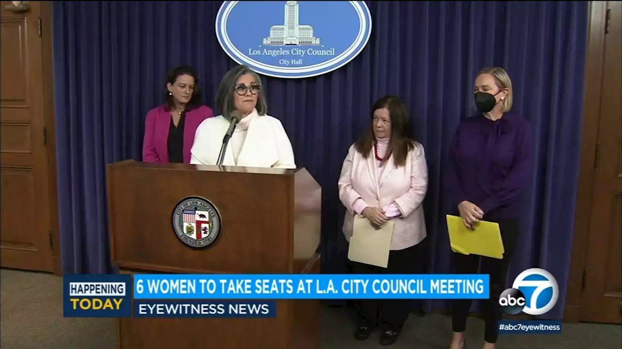 LA City Council now holds record number of women - the most in city history