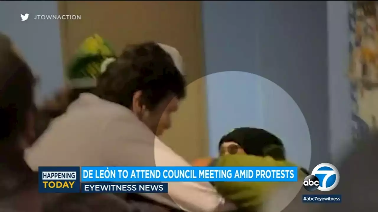 LA City Council to meet amid protests following fight involving Kevin de León