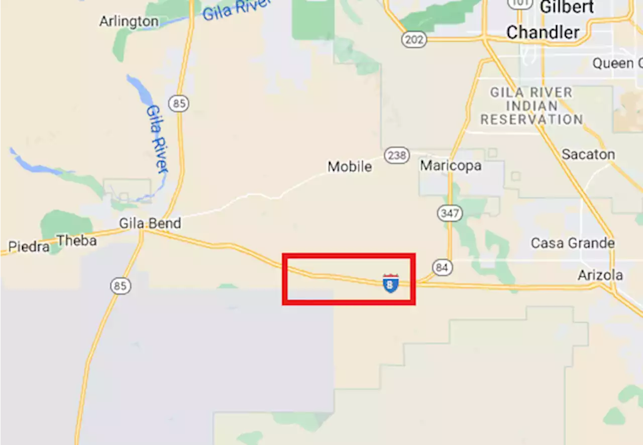 Lane restrictions scheduled on Interstate 8 near Gila Bend beginning Dec. 19