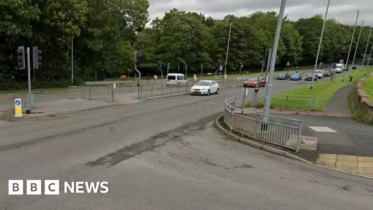 Leeds A58 road closed after van and motorbike crash