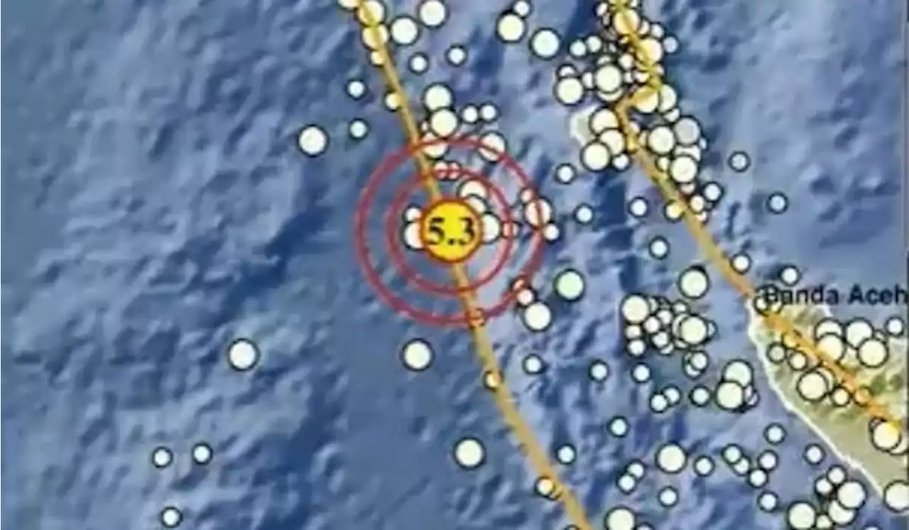 Gempa Magnitudo 5,3 Guncang Sabang Aceh