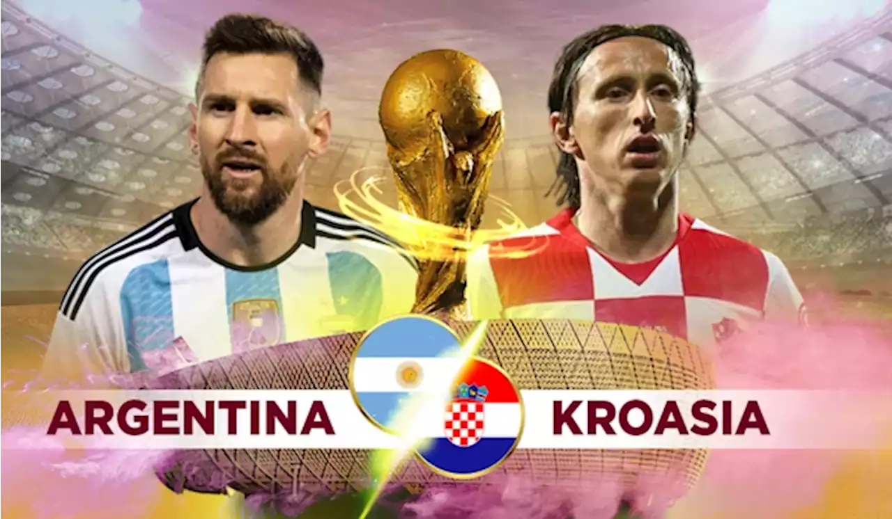 Susunan Pemain Argentina vs Kroasia, Messi dan Modric Jadi Tumpuan