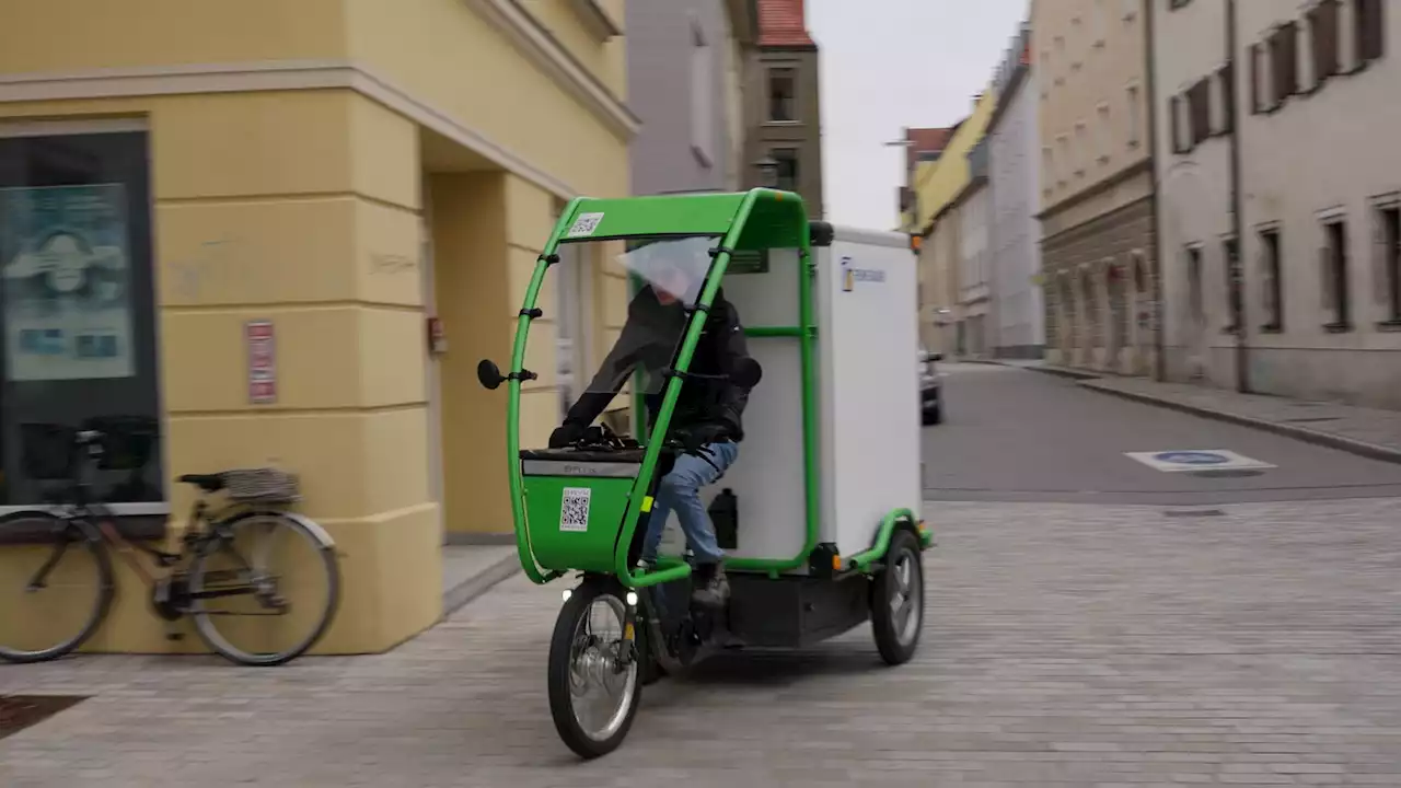 Lastenrad statt Lastwagen: Einsatz auf der 'letzten Meile'