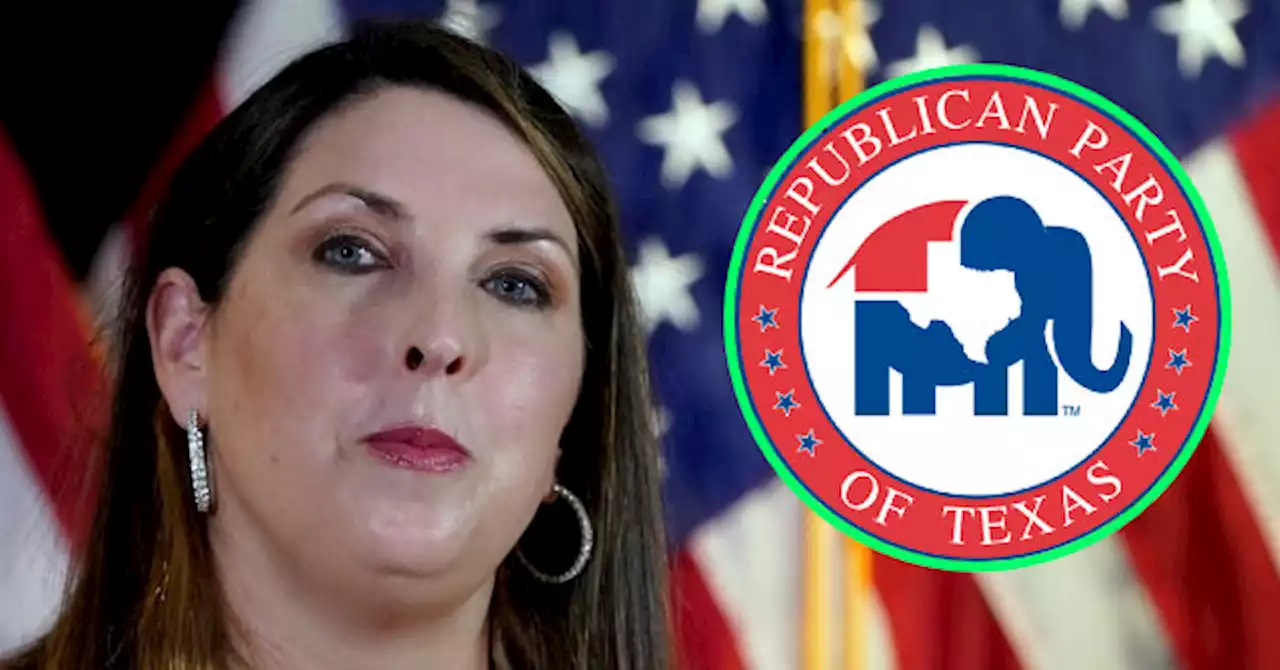 Texas GOP Calls to Replace Ronna McDaniel as RNC Chair