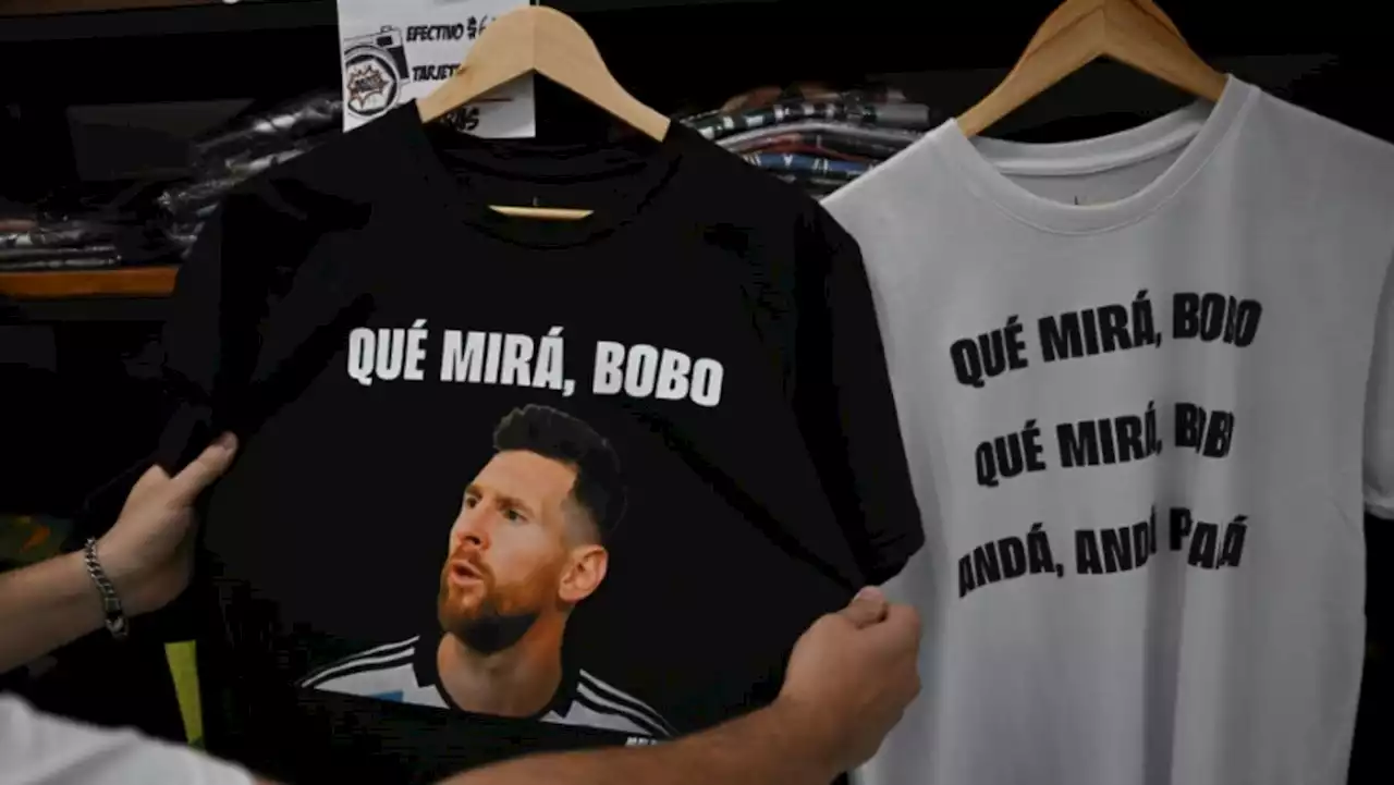 Messi 'fool' taunt spawns mugs, T-shirts in Argentina