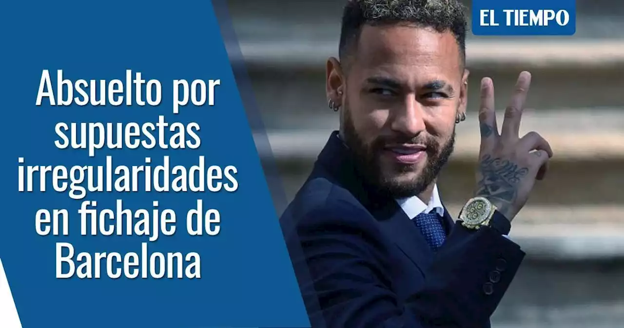 Neymar, absuelto en caso por suspuestas irregularidades en fichaje del Barcelona