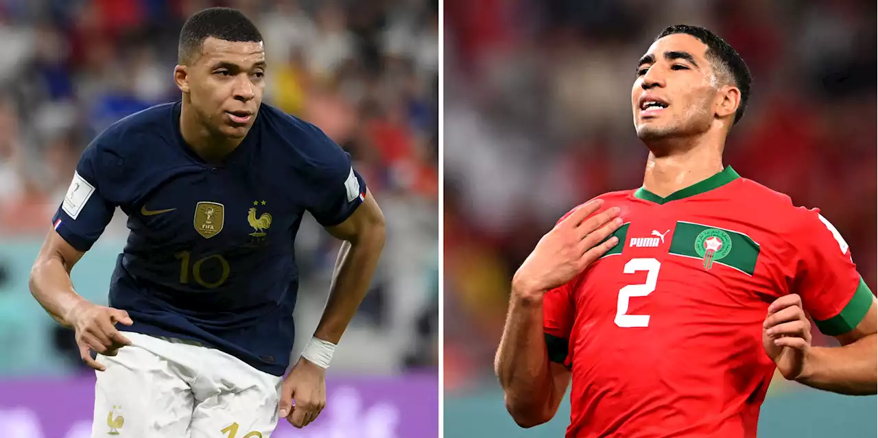 Coupe du monde 2022 : Mbappe-Hakimi, un duel d'inséparables en demi-finale