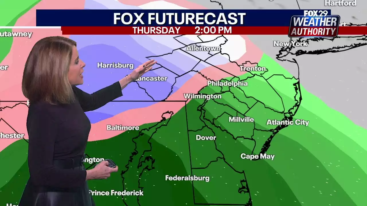 Weather Authority: Midweek costal storm could bring first flakes to parts of region