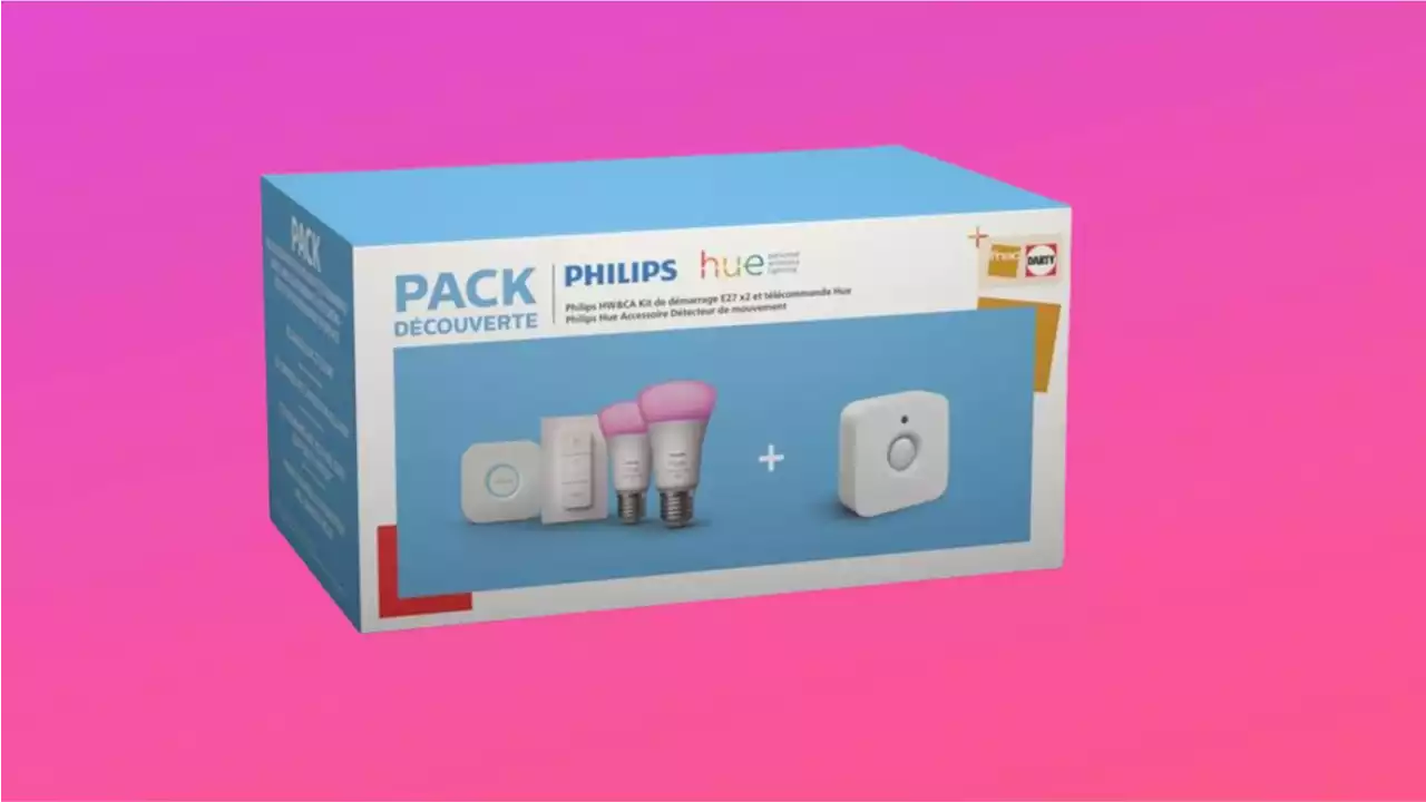 Philips Hue : ce pack découverte est à -40 % pour un Noël éclairé et connecté