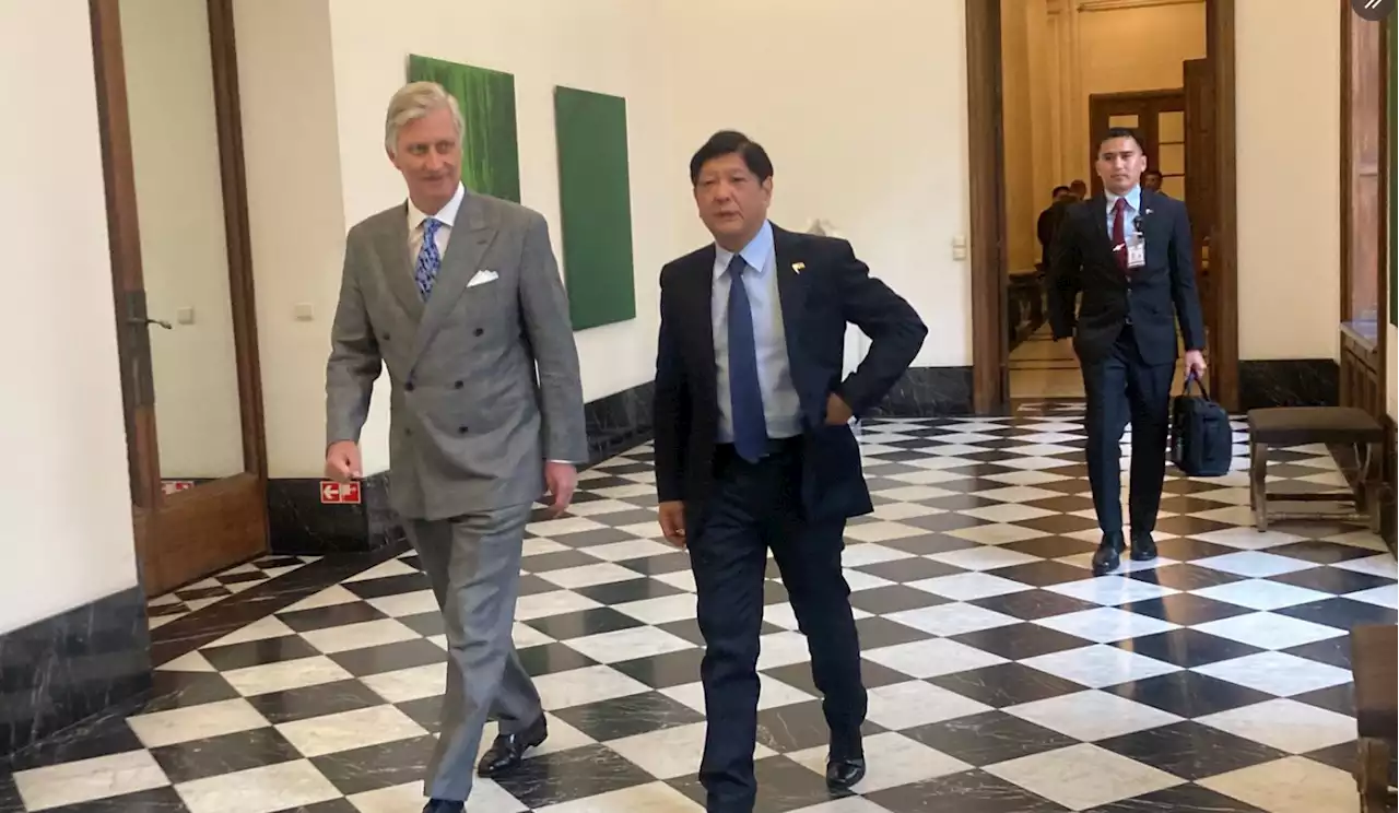 Marcos meets King Philippe of Belgium at Royal Palace in Brussels