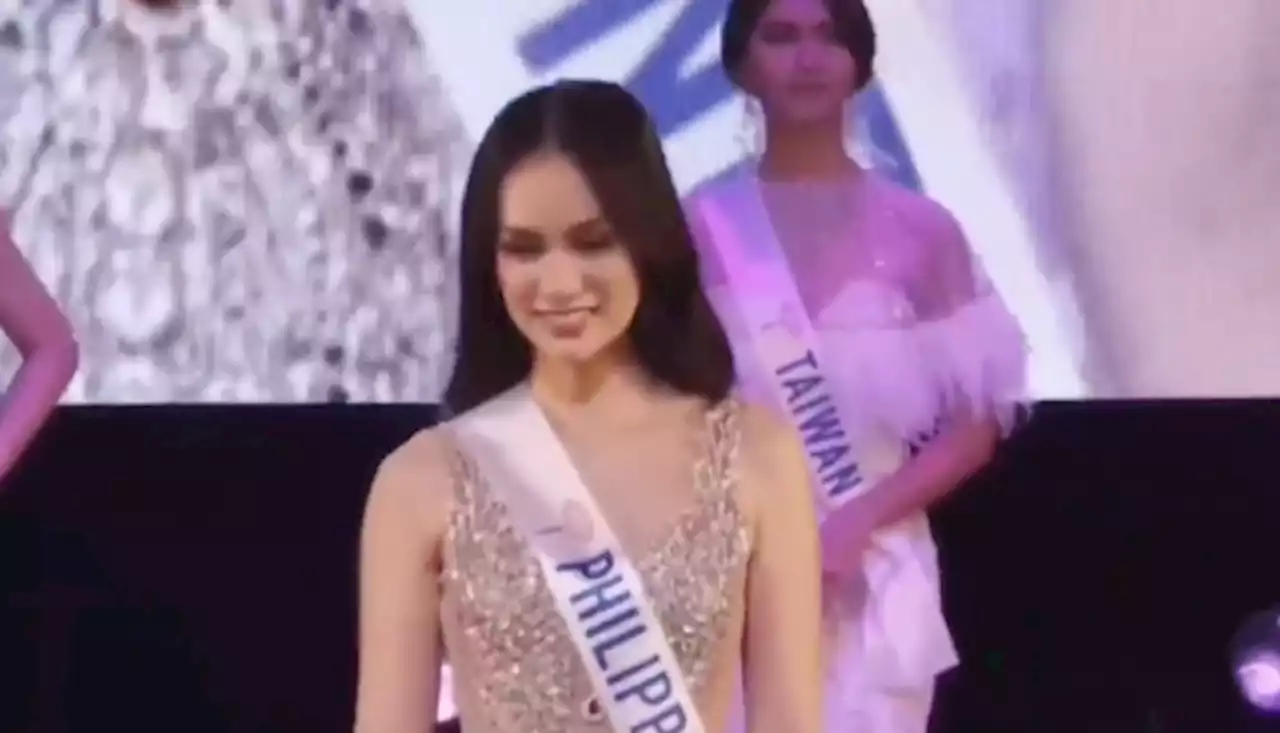 WATCH: In her dazzling ensemble, Hannah Arnold slays the evening gown competition of Ms. International 2022