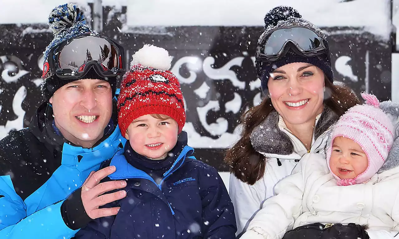 Prince George, Princess Charlotte and Prince Louis' fun-filled snow day