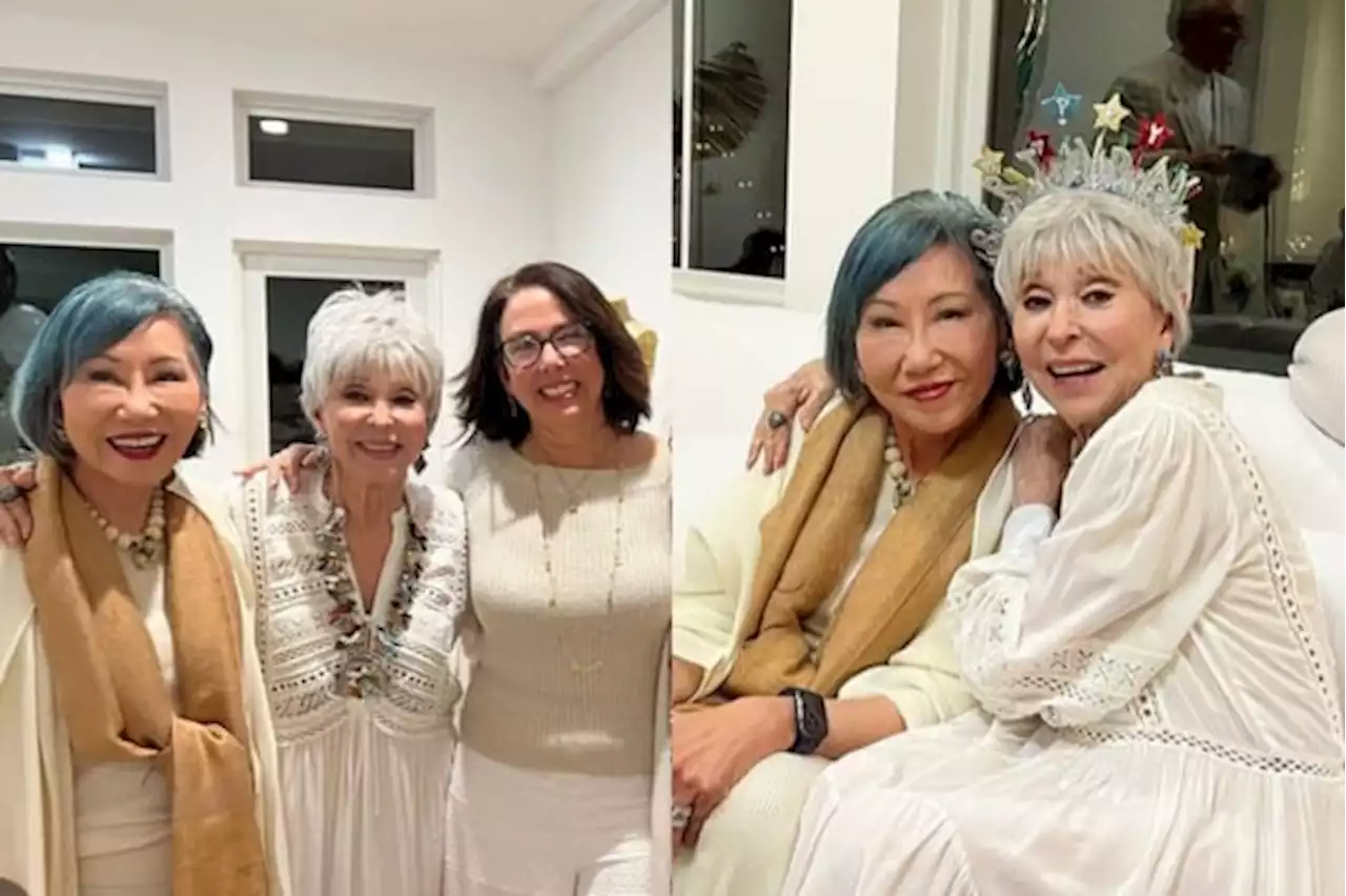 LOOK: Hollywood actress Rita Moreno ‘high on life’ at 91st surprise birthday party