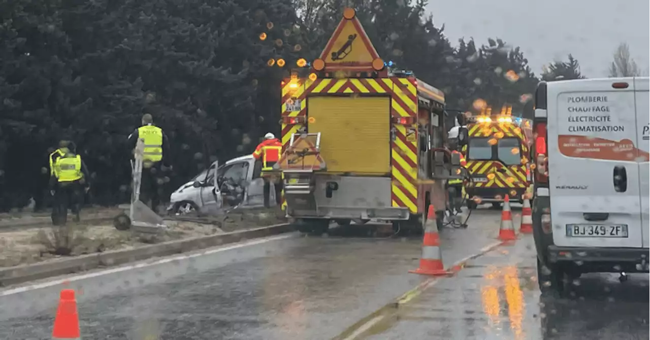 Avignon : un accident sur la route de Marseille provoque de gros ralentissements dans les deux sens