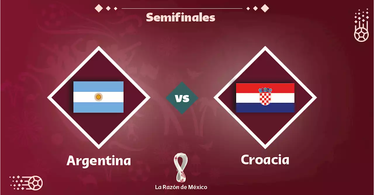 Argentina vs Croacia: Hora, cuándo y dónde ver EN VIVO, Semifinal Mundial Qatar 2022