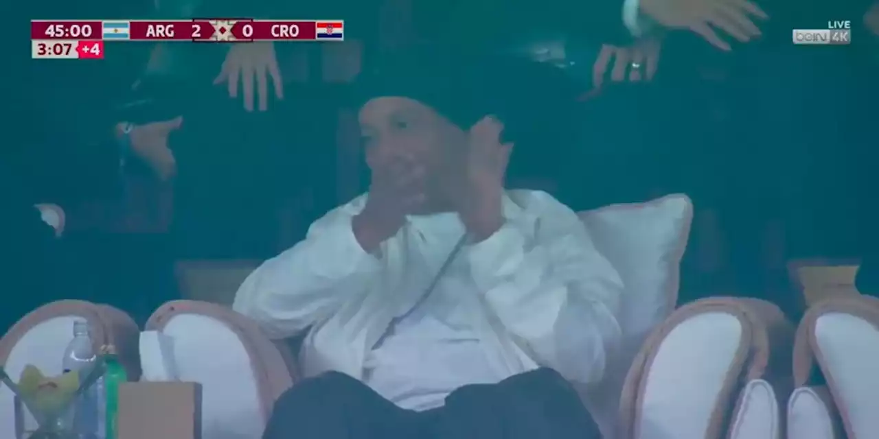 Qatar 2022: Ronaldinho se vuelve loco por el segundo gol de Argentina a Croacia (VIDEO)