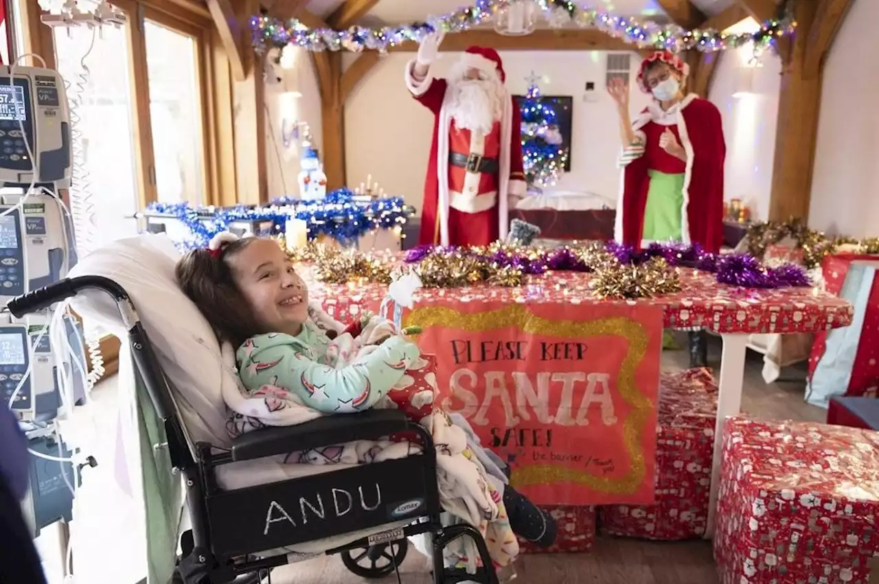 How the gift of Christmas was given to girl who worried Santa wouldn't know she was in Leeds Children's Hospital