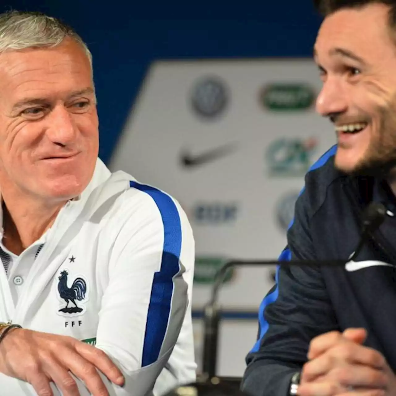 Didier Deschamps-Hugo Lloris, un duo bien rôdé face à la presse