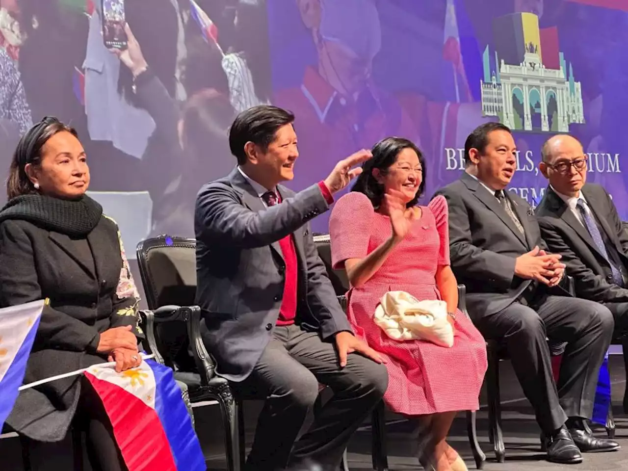 Marcos lauds heroism of OFWs in Europe; PH to create more jobs