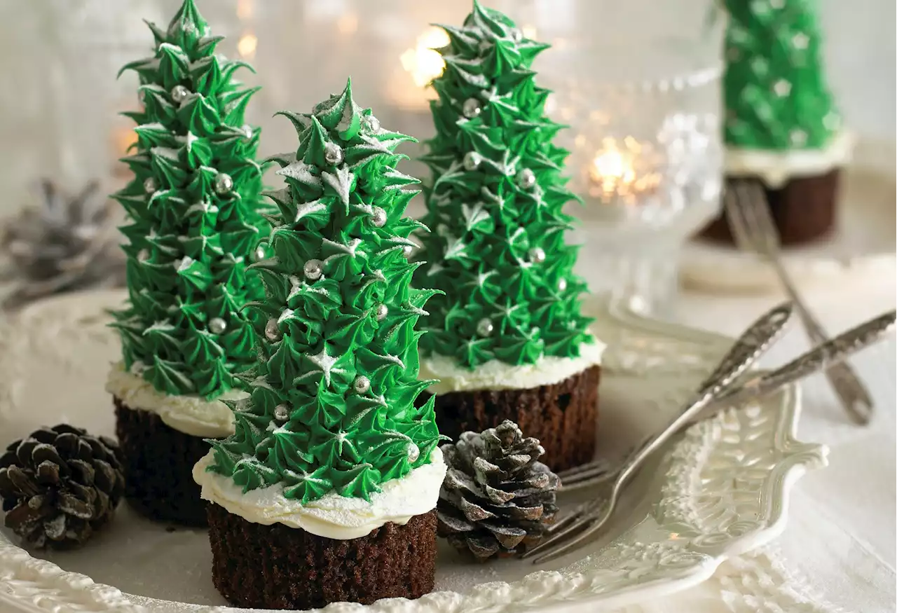 Christmas Tree Cupcakes